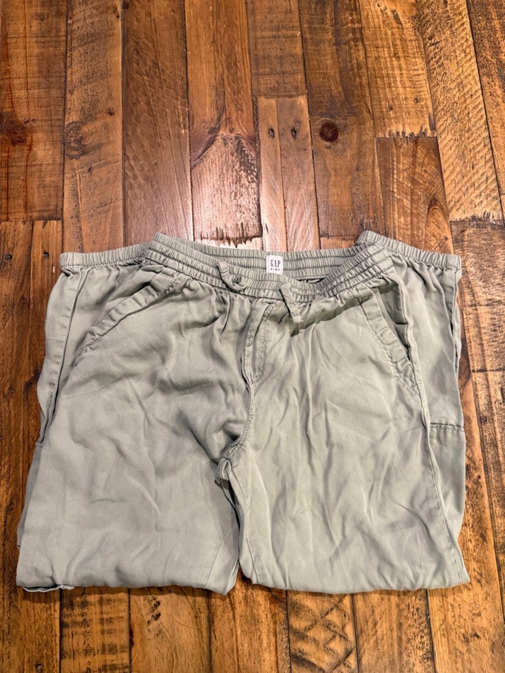 GAP Sage Green Elastic Waist Jogger Pants